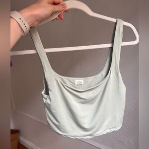 Wilfred Light Green Crop Top